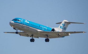 KLM is colored bleu, why?