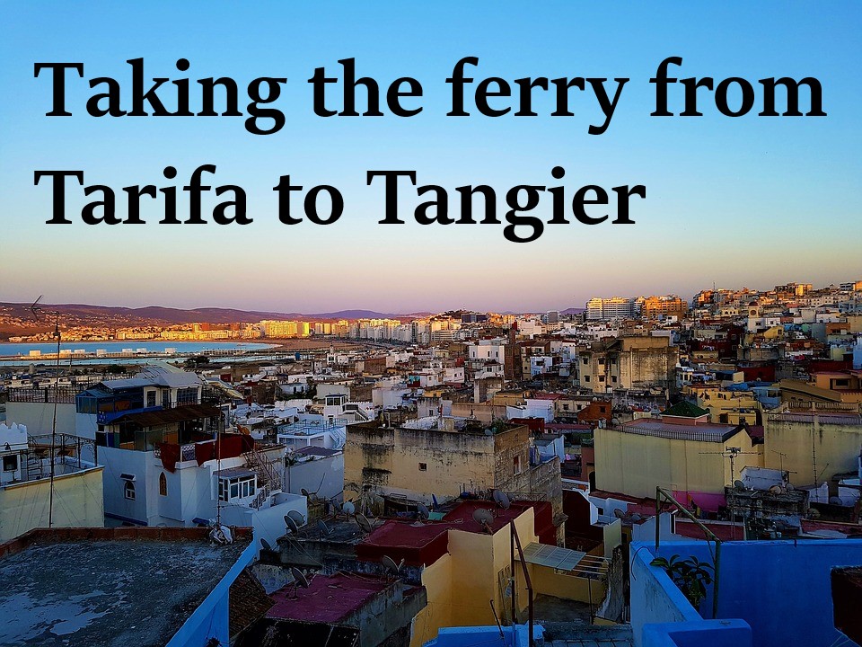 the ferry from Spain to Marocco