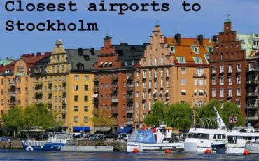 luchthaven in de buurt van Stockholm