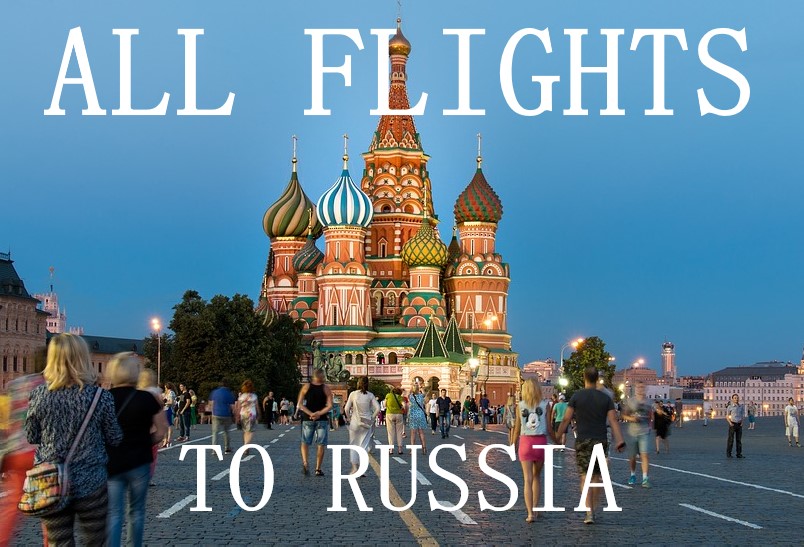 toutes les compagnies aériennes vers la Russie à partir du Royaume-Uni