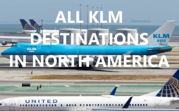 KLM flight destinations in North America