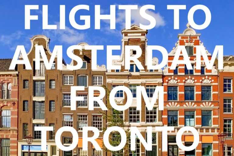 Who flies direct from Toronto to Amsterdam?