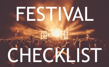 checklist festival met camping