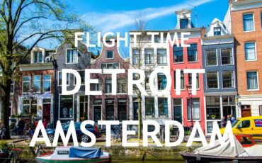 flight time Detroit Amsterdam
